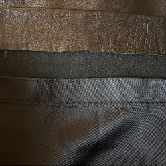 Banana Republic Black Leather Dress - Picture 6 of 8